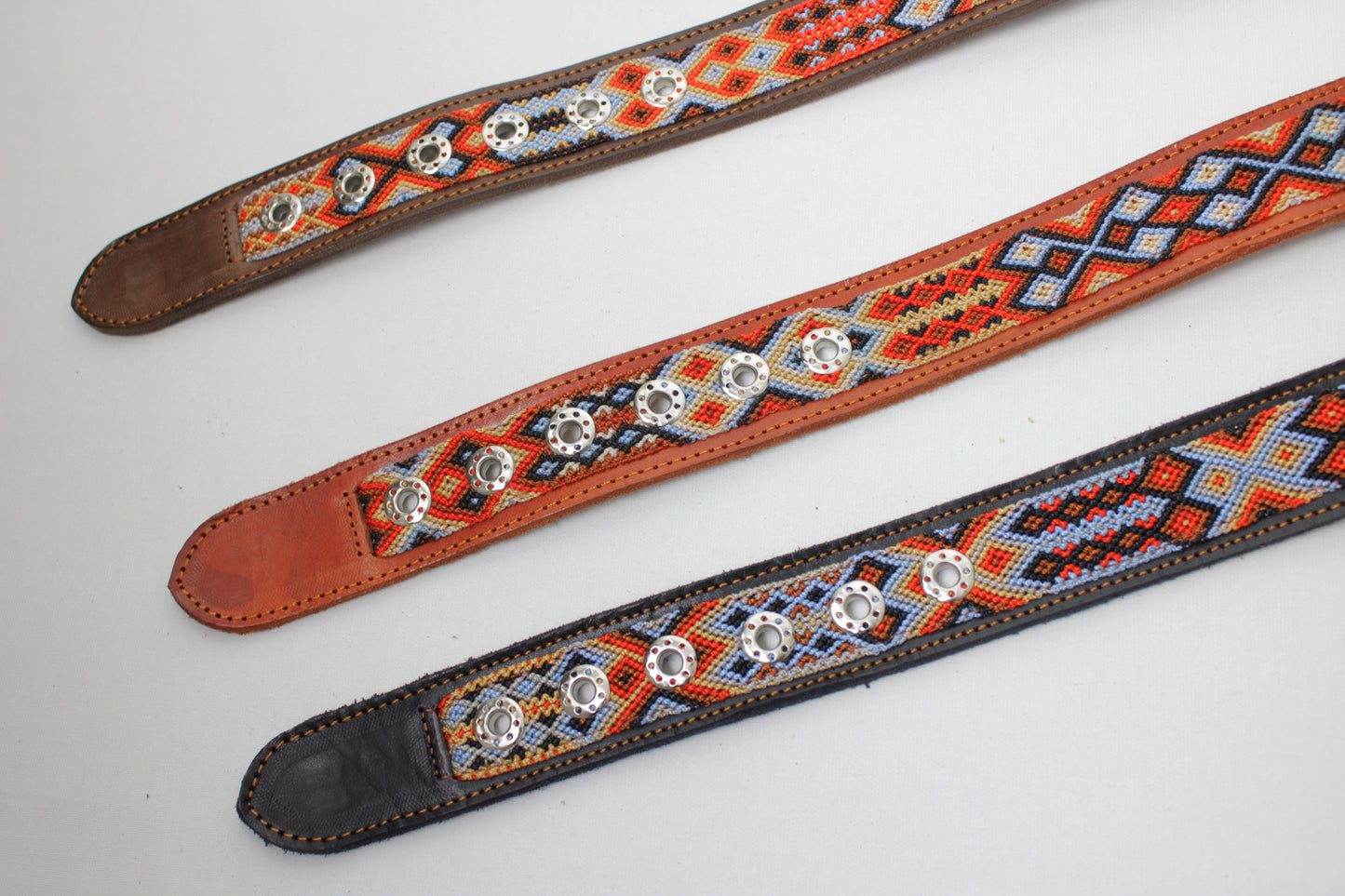 Mexikanisches Hundehalsband M, L, XL - kaffe braun Earth