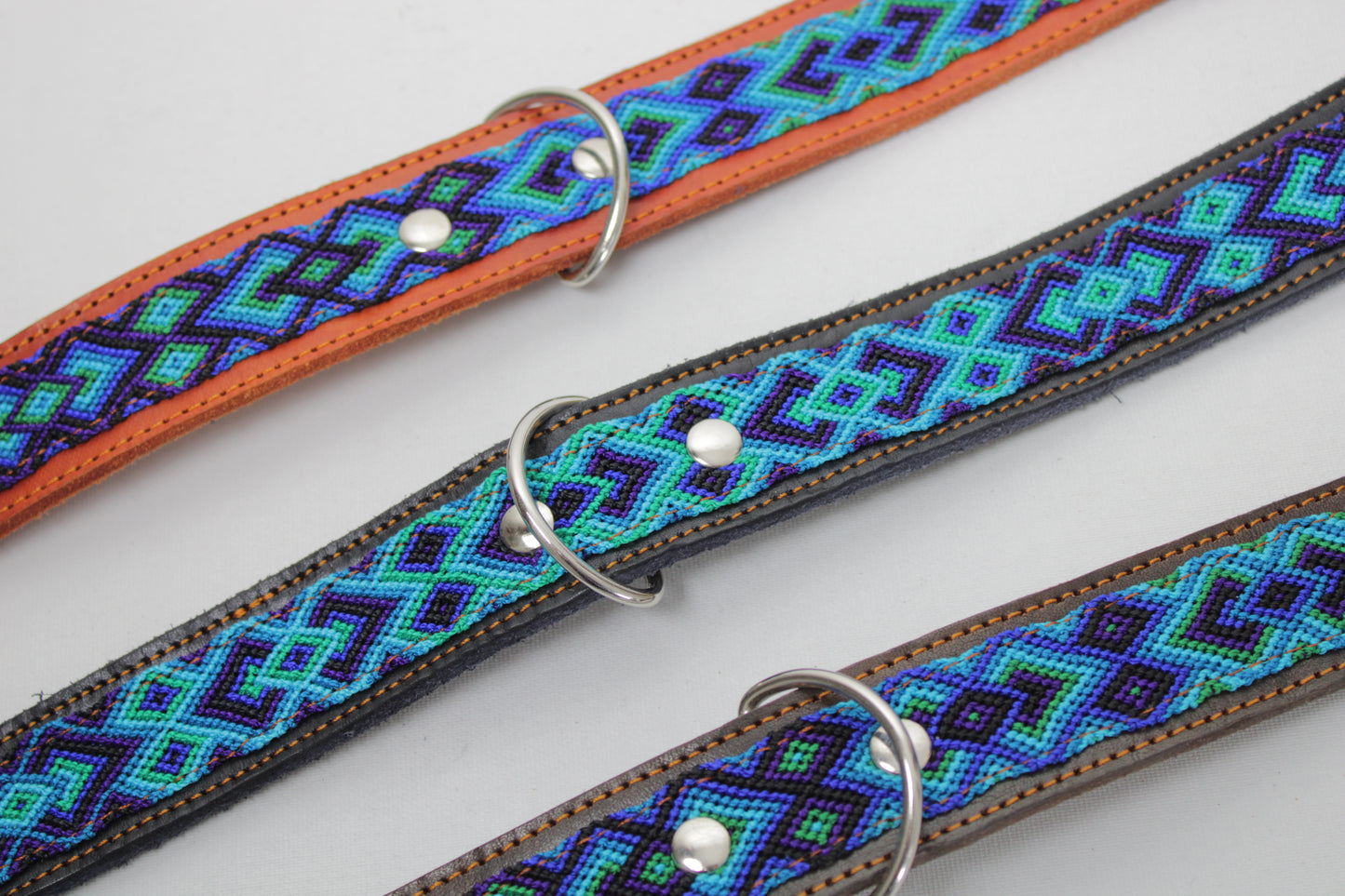 Mexikanisches Hundehalsband M, L, XL - kaffe braun Sky