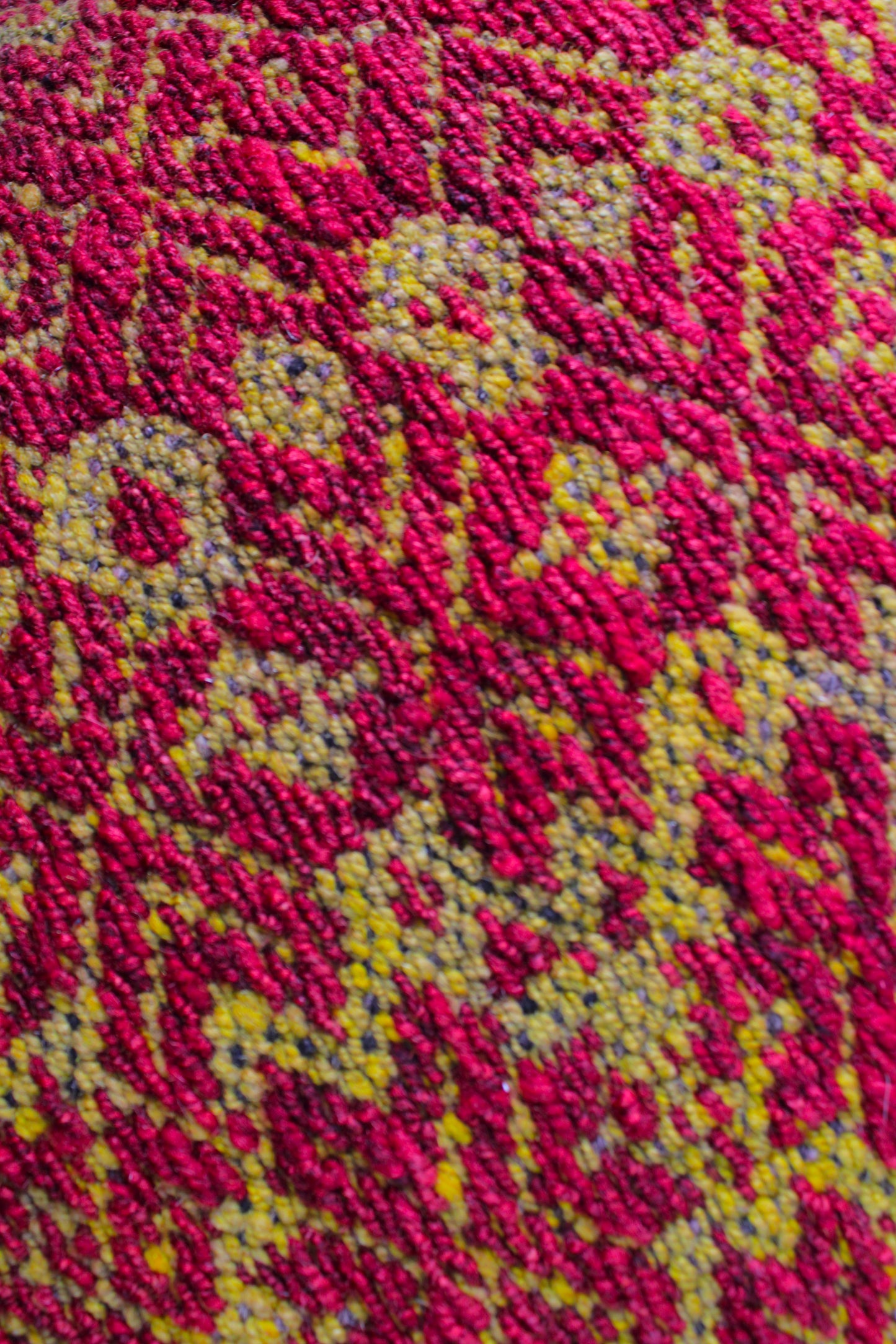 Peru Frazadakissen 45x45 aus Eiskristall-Design, weiches Kissen von Glueck & Fund, zeigt detailliertes Muster und Textur