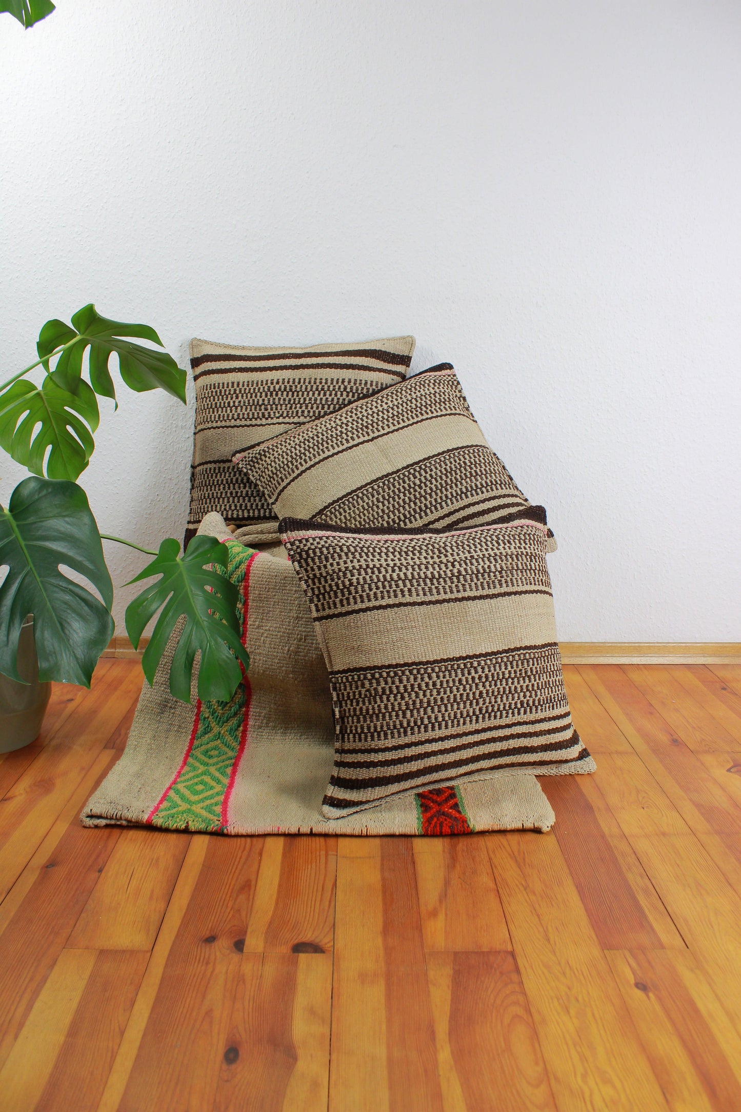 handgewebtes frazada kissen 45x45 aus peru
