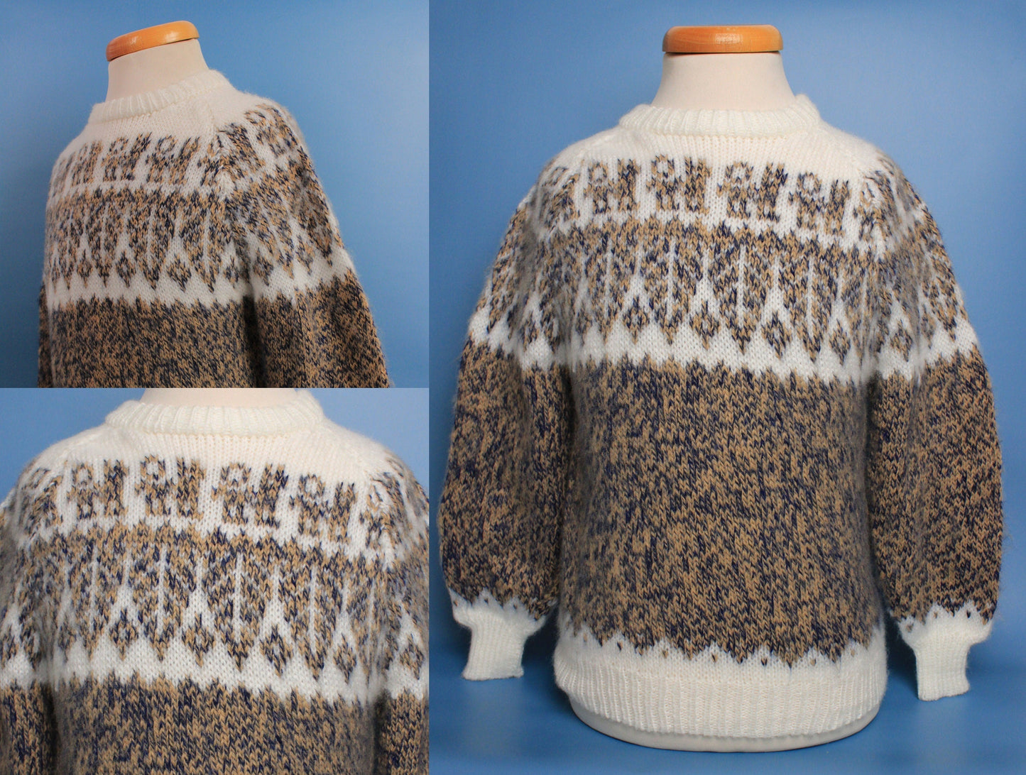 Kinderpullover 110-128 handgemacht aus Alpaka