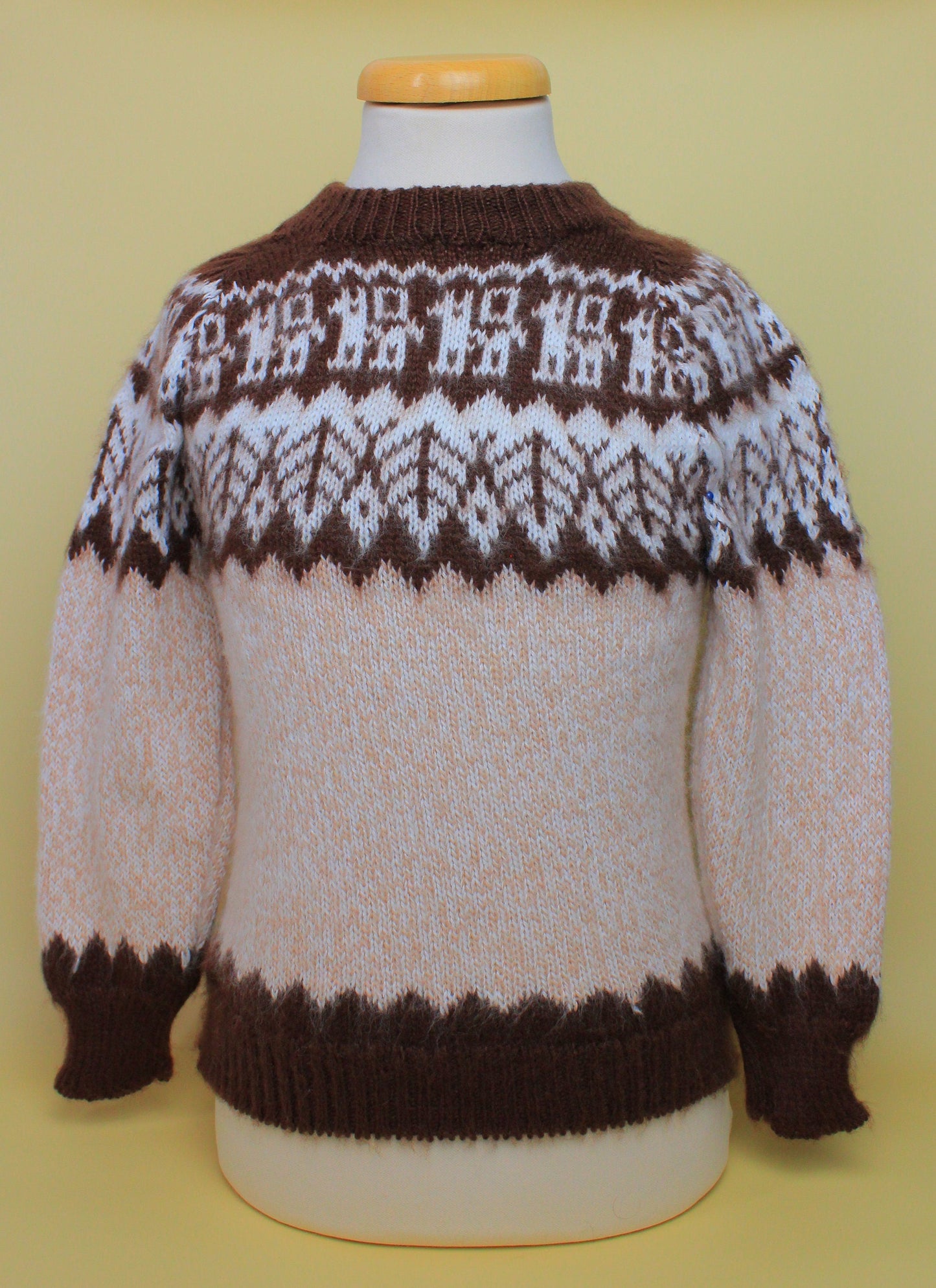 Kinderpullover 110-128 handgemacht aus Alpaka