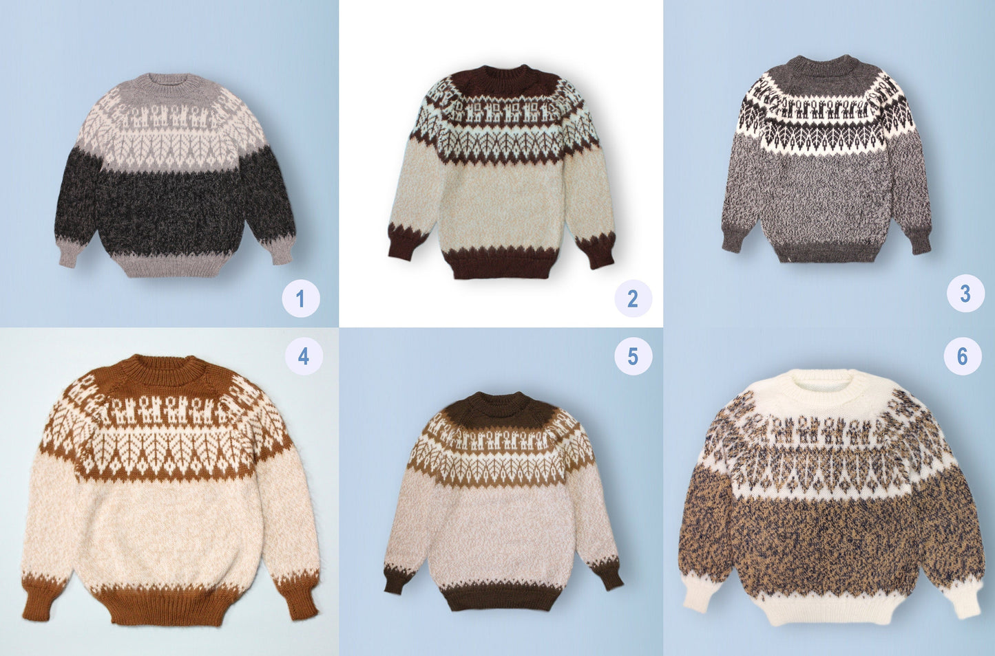 Kinderpullover 110-128 handgemacht aus Alpaka