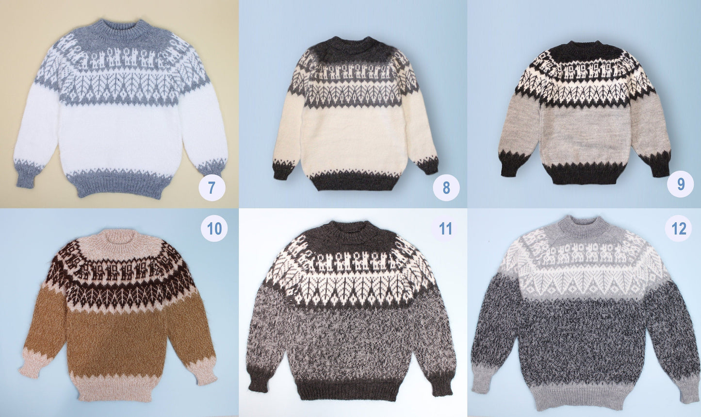 Kinderpullover 110-128 handgemacht aus Alpaka