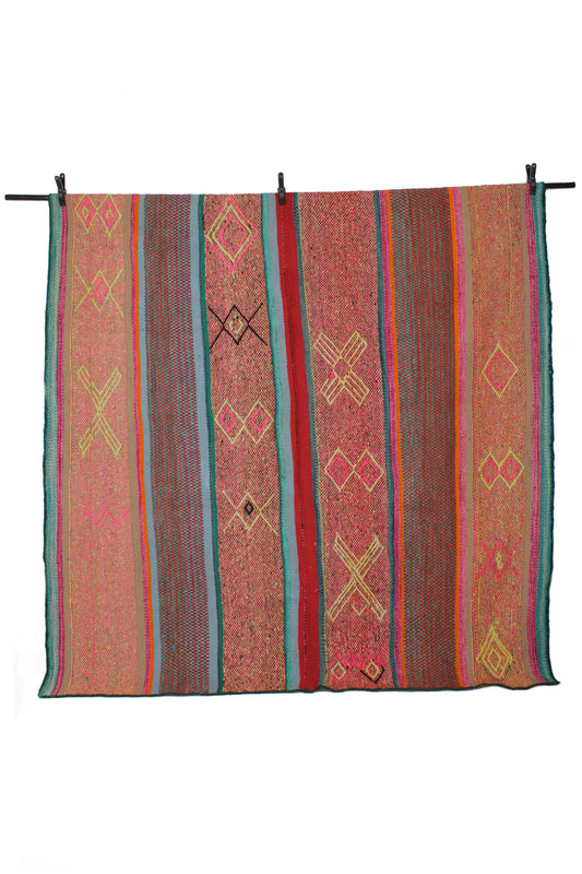 Frazada rug 182x173 handwoven from Peru