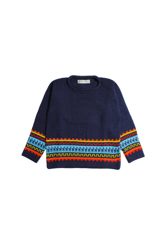 Kinderpullover aus Alpakamix