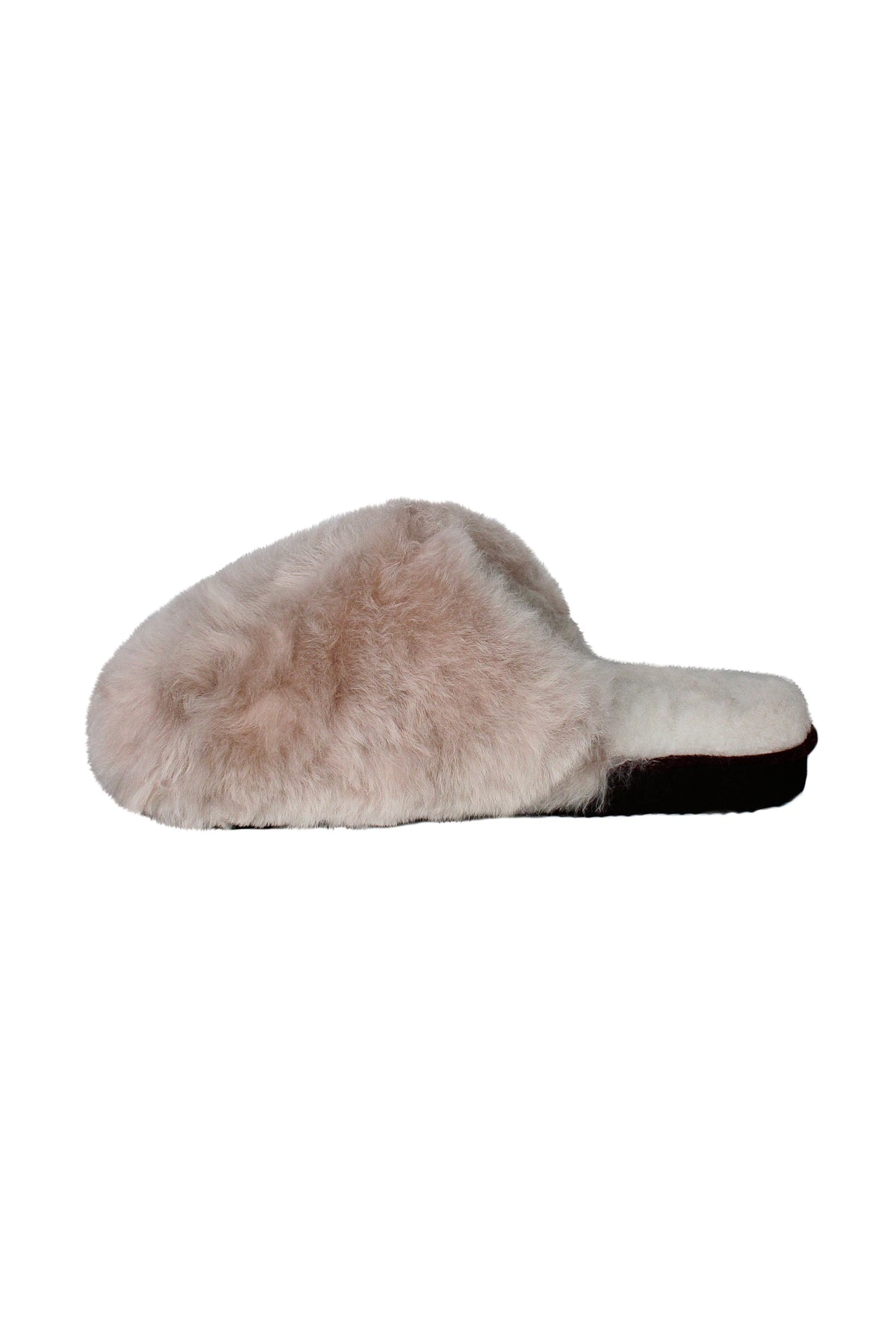 Baby Alpaka Hausschuhe für Damen – weich, warm & natürlich - beige