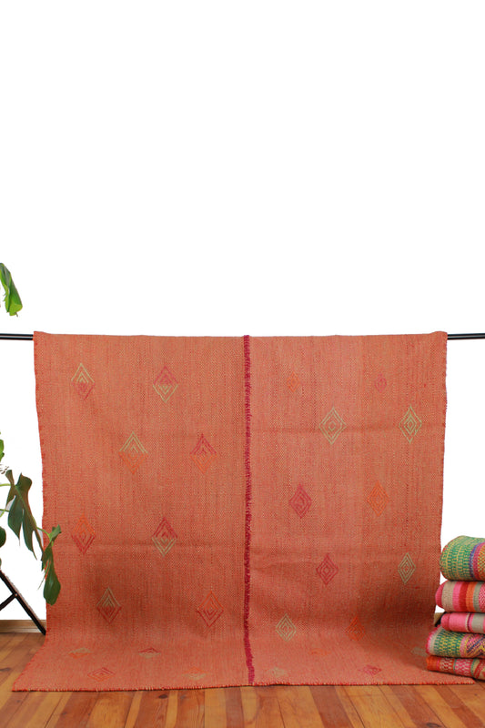 Vintage Frazada-Teppich "Naranja" 143x170