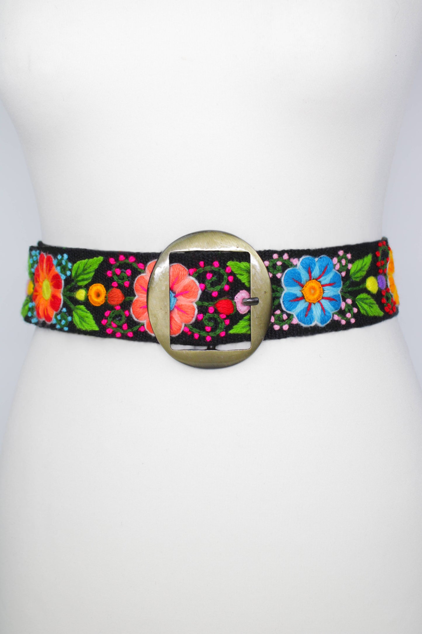 Hand embroidered Ayacucho belt