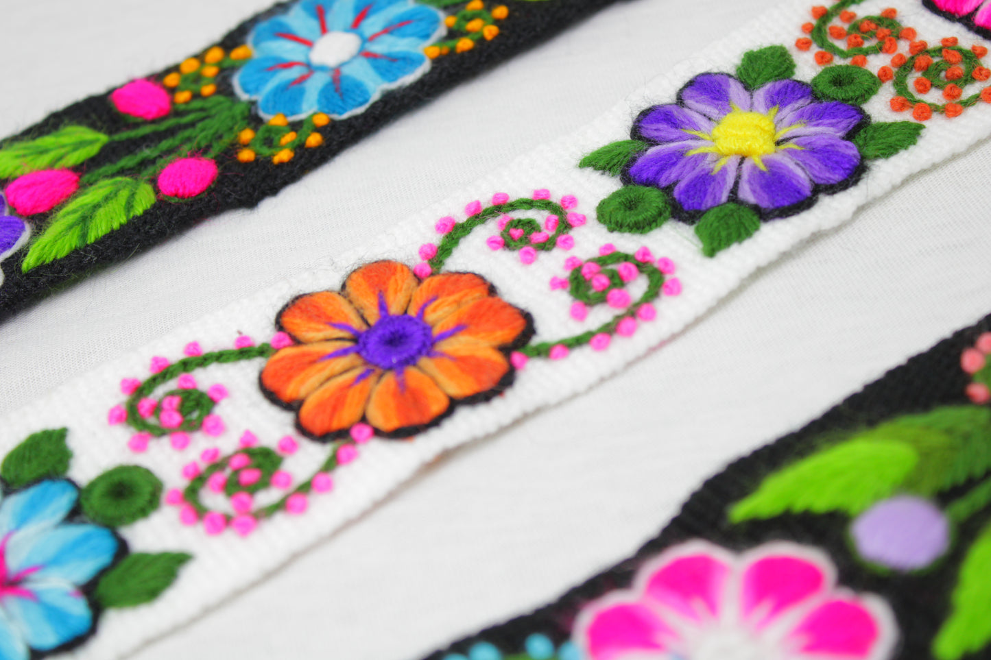 Hand embroidered Ayacucho belt