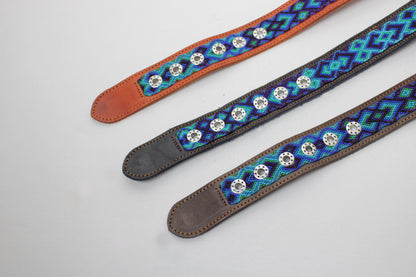 Mexikanisches Hundehalsband M, L, XL - kaffe braun Sky