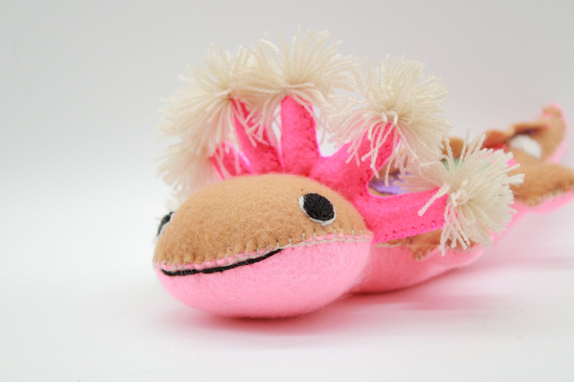 axolotl kuscheltier handgemacht aus mexiko