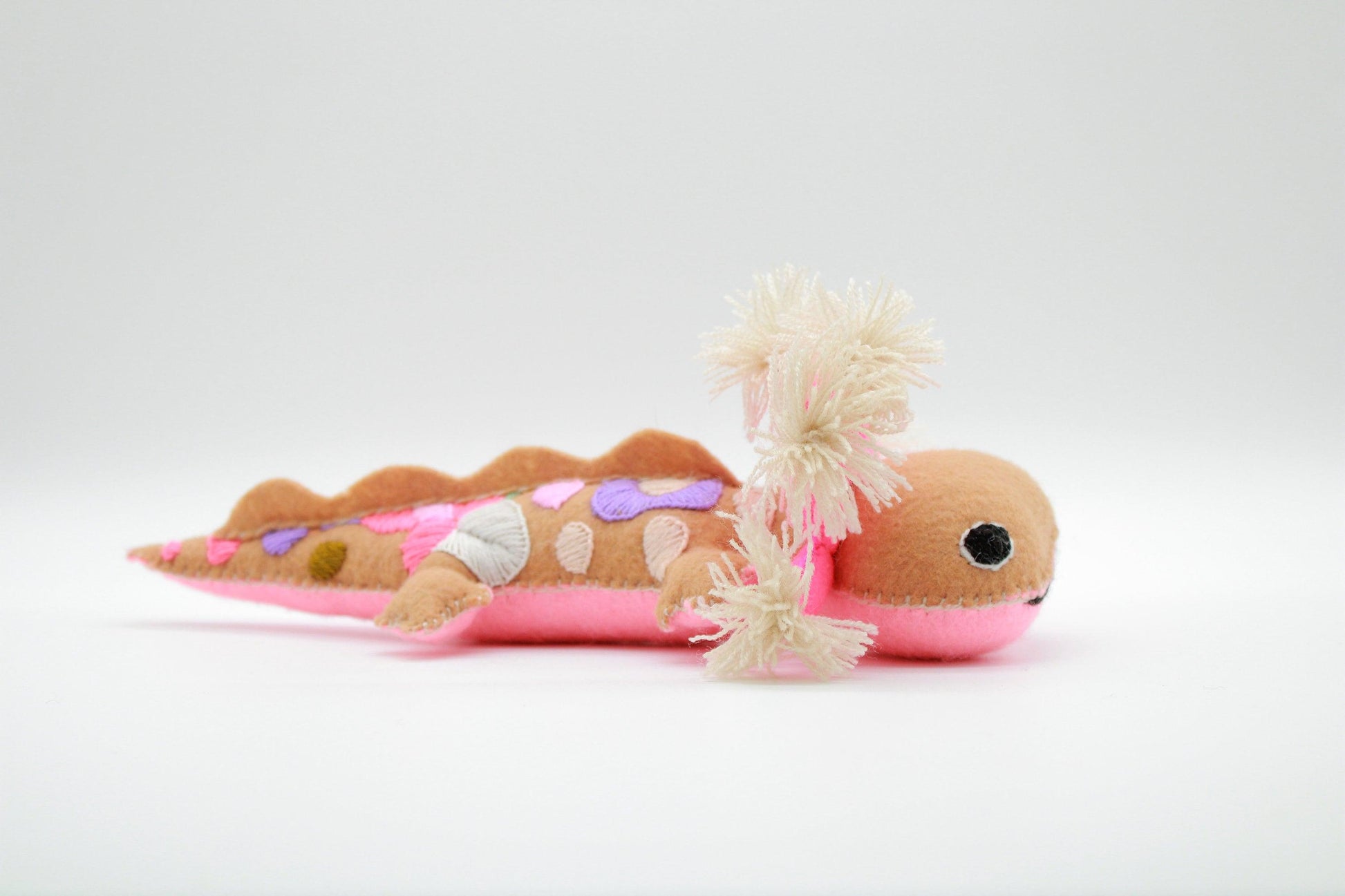 axolotl kuscheltier handgemacht aus mexiko