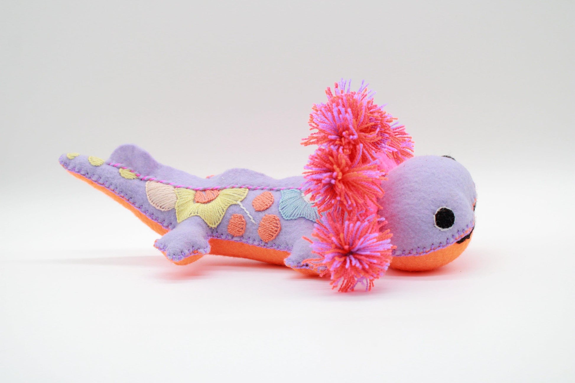 axolotl kuscheltier handgemacht aus mexiko