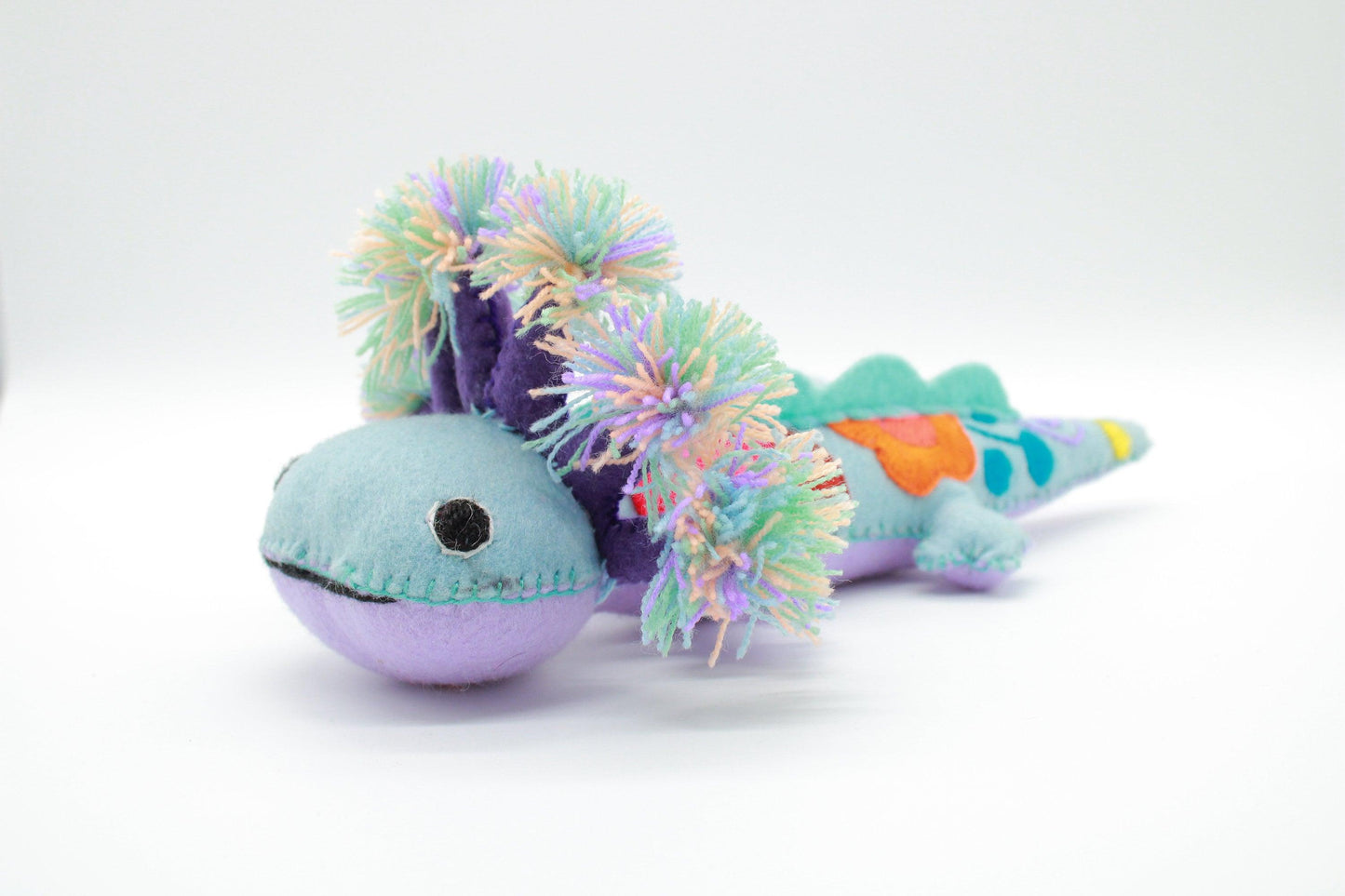 axolotl kuscheltier handgemacht aus mexiko