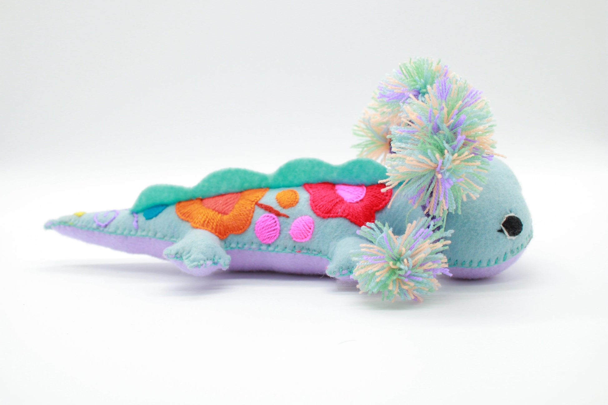 axolotl kuscheltier handgemacht aus mexiko