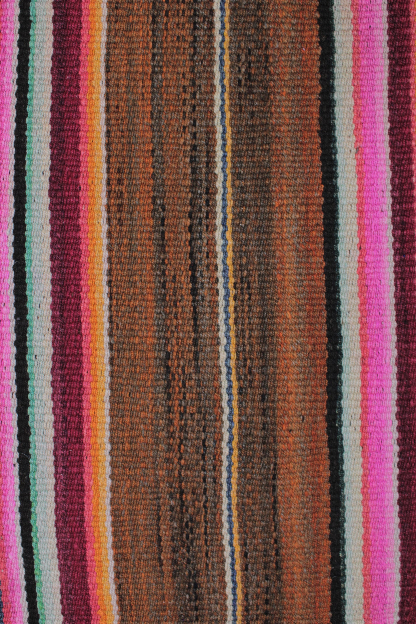 Handgefertigter Frazada-Teppich aus Peru – farbenfroh, traditionell und ideal für Balkon, Terrasse oder gemütliche Wohnräume. Dieser bunte Teppich bringt peruanisches Kunsthandwerk und Wärme in dein Zuhause und setzt lebendige Akzente im Boho- oder Ethno-Stil für drinnen und draußen.