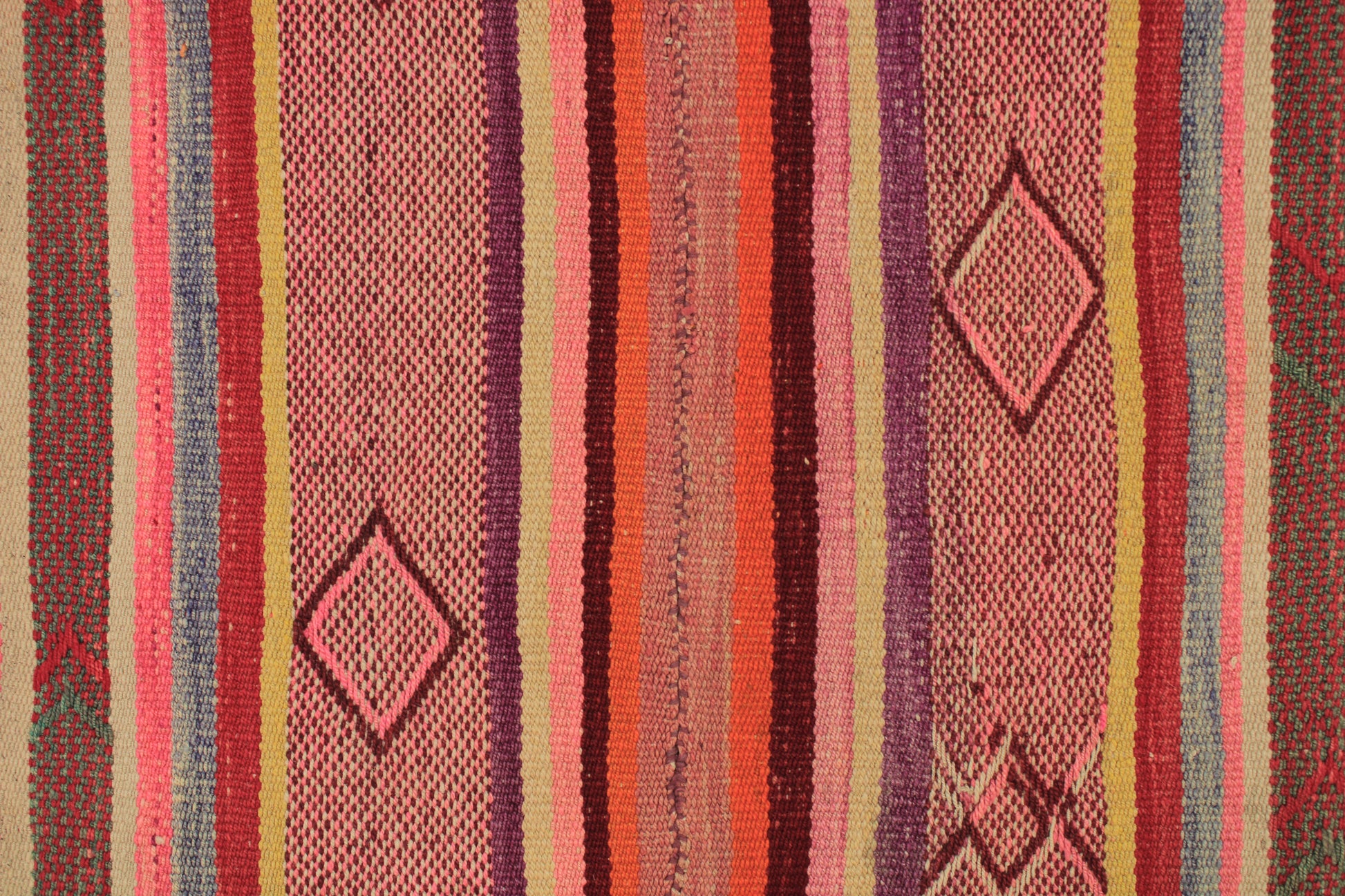 Handgefertigter Frazada-Teppich aus Peru – farbenfroh, traditionell und ideal für Balkon, Terrasse oder gemütliche Wohnräume. Dieser bunte Teppich bringt peruanisches Kunsthandwerk und Wärme in dein Zuhause und setzt lebendige Akzente im Boho- oder Ethno-Stil für drinnen und draußen.