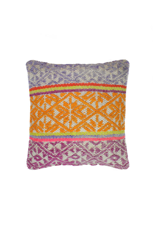 Frazadakissen 45x45 aus Peru - dreifarbige Rauten