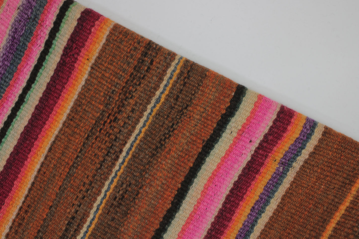 Handgefertigter Frazada-Teppich aus Peru – farbenfroh, traditionell und ideal für Balkon, Terrasse oder gemütliche Wohnräume. Dieser bunte Teppich bringt peruanisches Kunsthandwerk und Wärme in dein Zuhause und setzt lebendige Akzente im Boho- oder Ethno-Stil für drinnen und draußen.