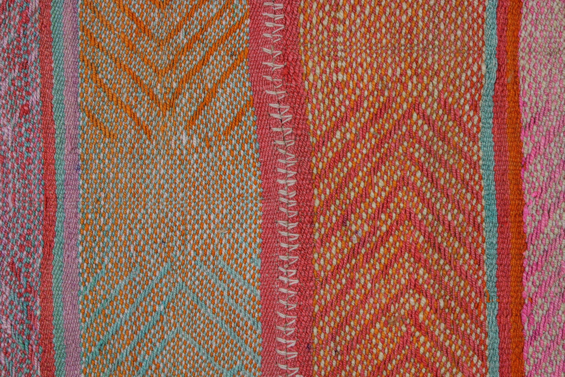 Handgefertigter Frazada-Teppich aus Peru – farbenfroh, traditionell und ideal für Balkon, Terrasse oder gemütliche Wohnräume. Dieser bunte Teppich bringt peruanisches Kunsthandwerk und Wärme in dein Zuhause und setzt lebendige Akzente im Boho- oder Ethno-Stil für drinnen und draußen.