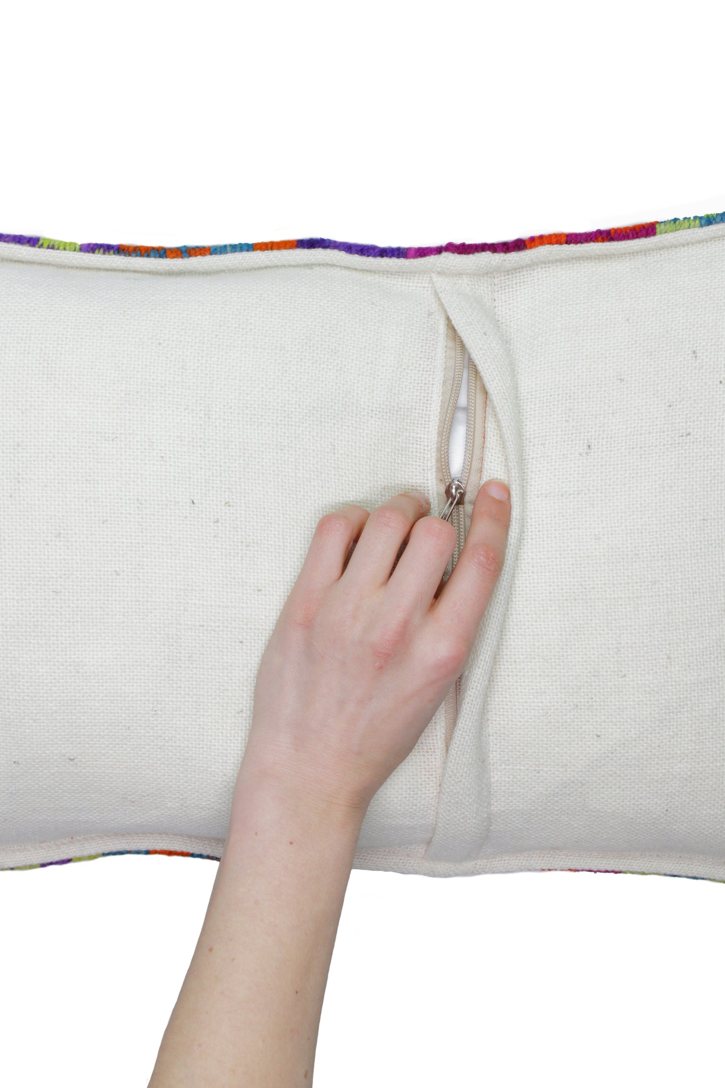 Frazadakissen 30x50 - gelb meliert