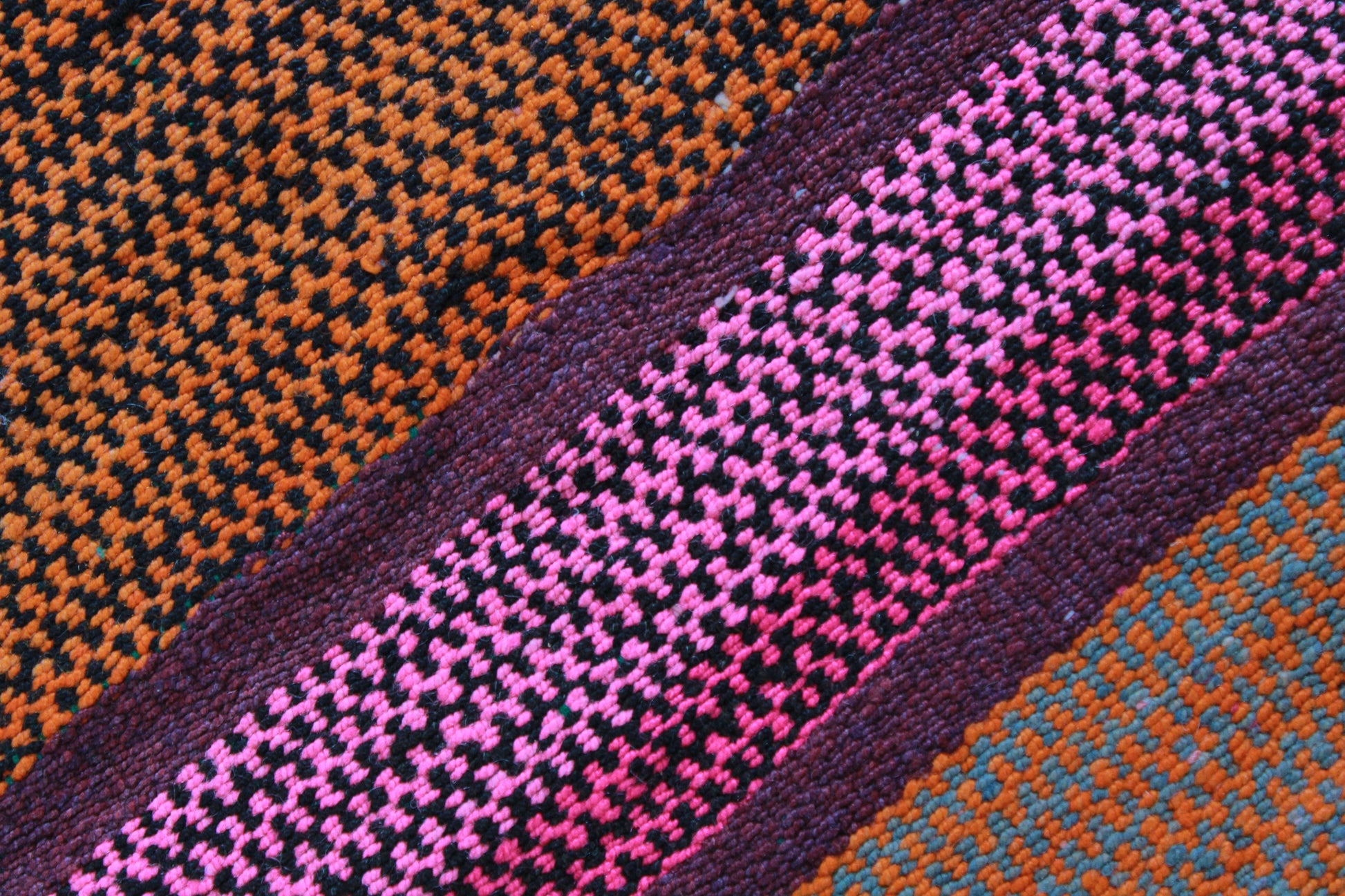 handgewebtes frazada kissen 45x45 aus peru 