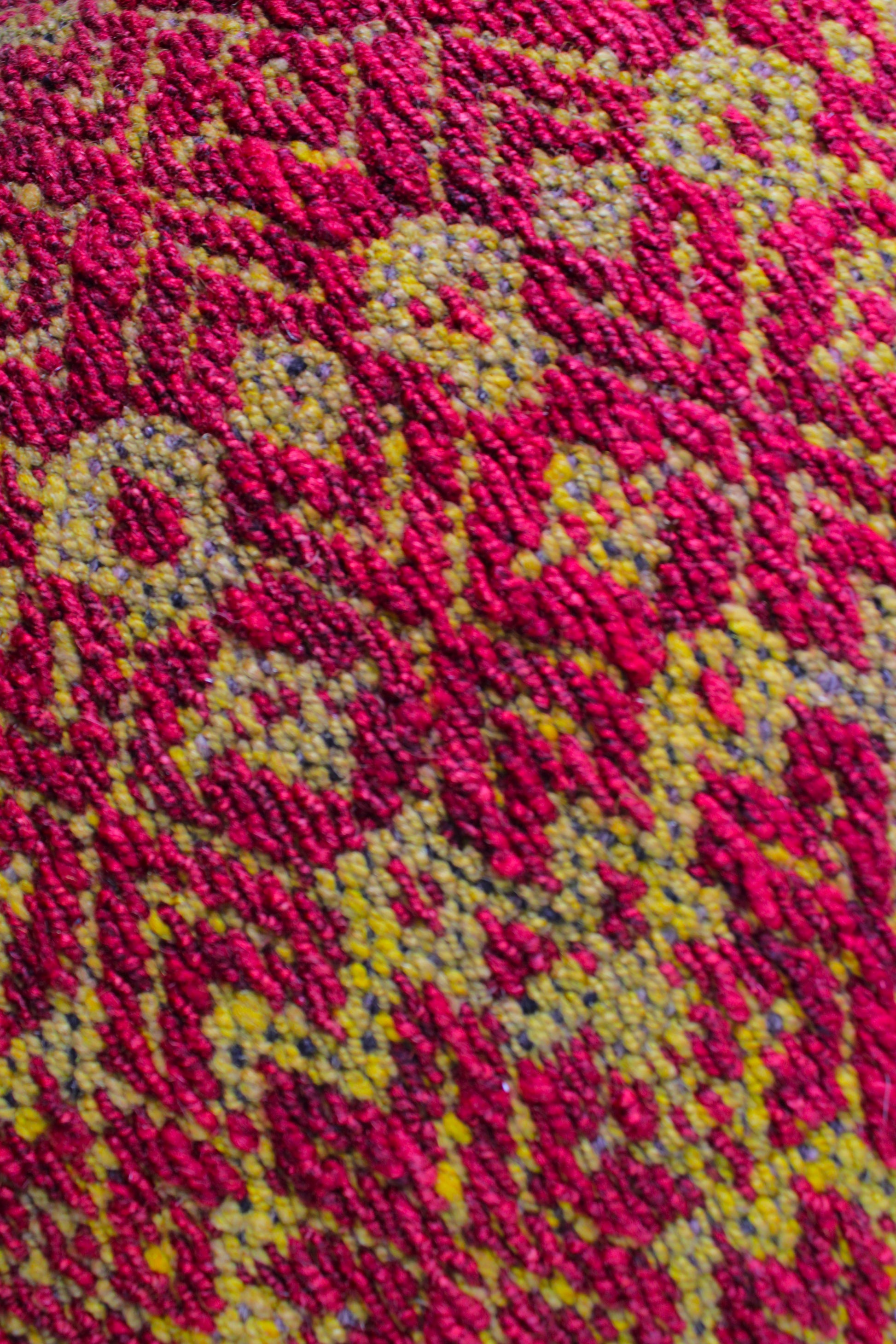 Peru Frazadakissen 45x45 aus Eiskristall-Design, weiches Kissen von Glueck & Fund, zeigt detailliertes Muster und Textur