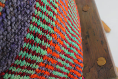 Grünes Frazadakissen 45x45 aus Peru von Glueck & Fund, weiche Textur, dekoratives Kissen für gemütliche Wohnräume