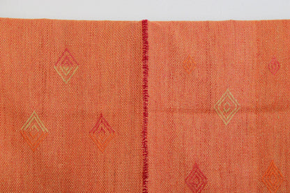 vintage frazada teppich naranja