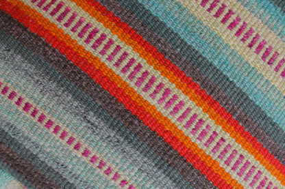 Detailansicht Bodenkissen von Glueck und Fund in türkis, 60x60x20 cm, weiches Sitzkissen für drinnen und draußen.