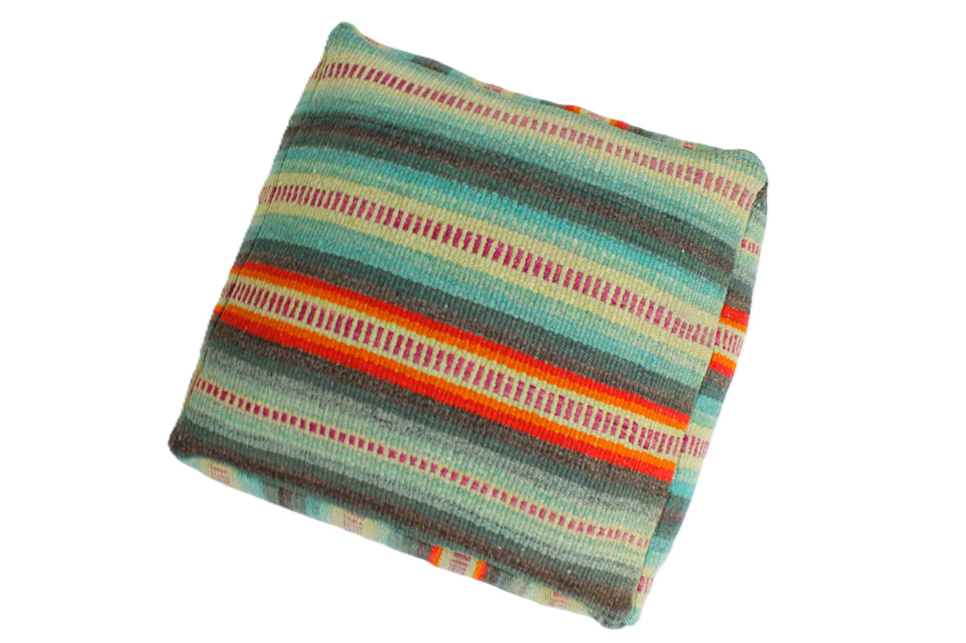 Bodenkissen von Glueck und Fund, türkis, 60x60x20 cm, weiches Sitzkissen für Komfort und Stil im Wohnzimmer