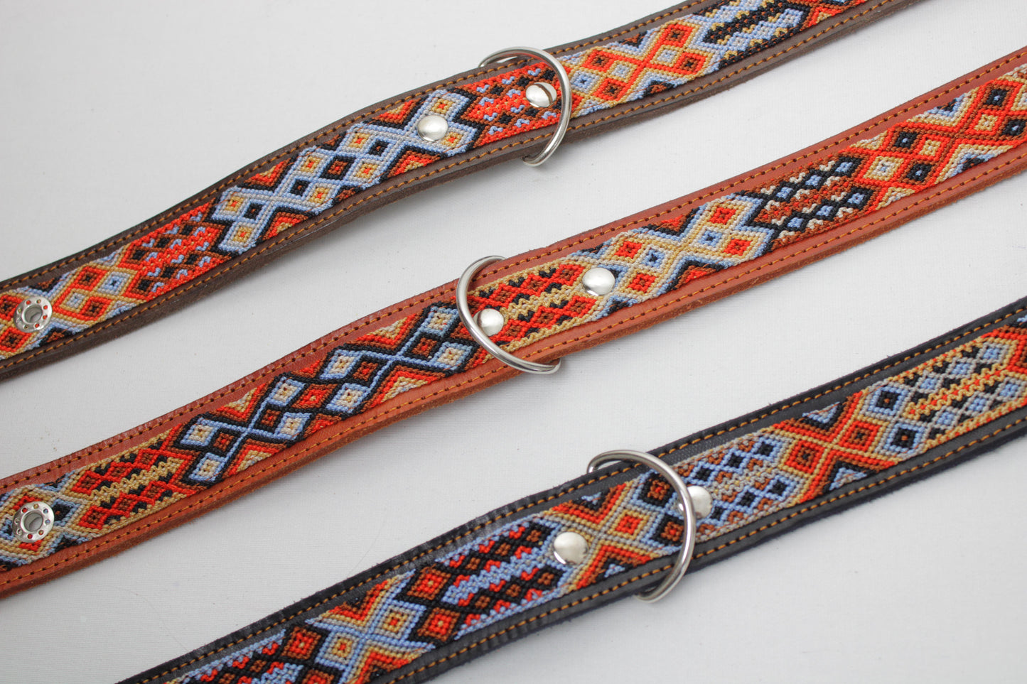 Mexikanisches Hundehalsband M, L, XL - kaffe braun Earth