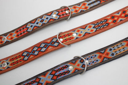 Mexikanisches Hundehalsband M, L, XL - kaffe braun Earth