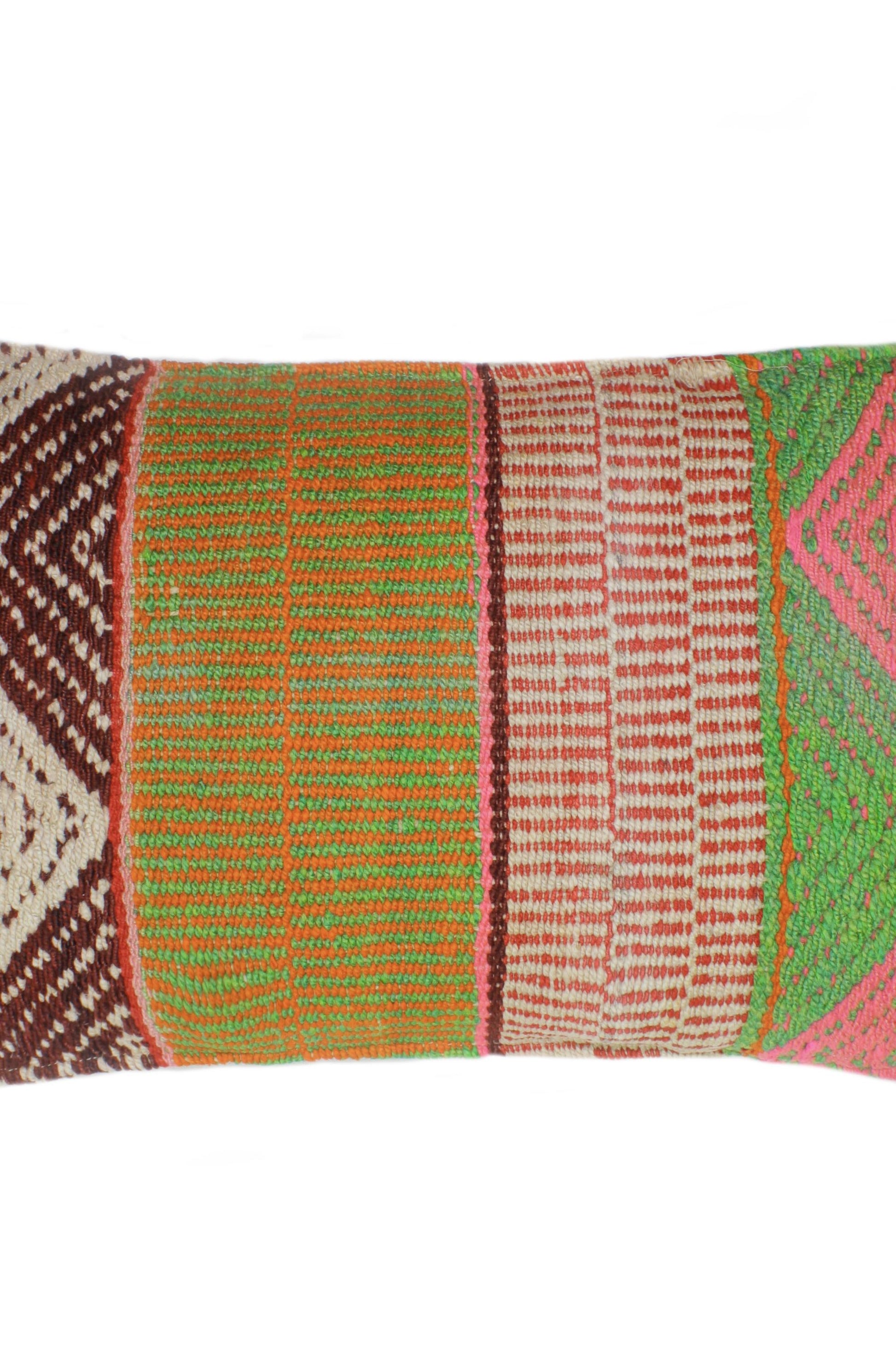 Boho-Frazadakissen 30x50 cm mit buntem Muster, dekoratives Kissen von Glueck und Fund für gemütliche Wohnräume