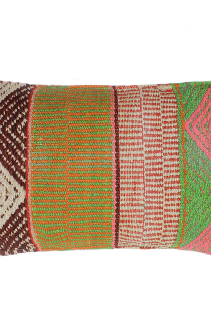 Boho-Frazadakissen 30x50 cm mit buntem Muster, dekoratives Kissen von Glueck und Fund für gemütliche Wohnräume
