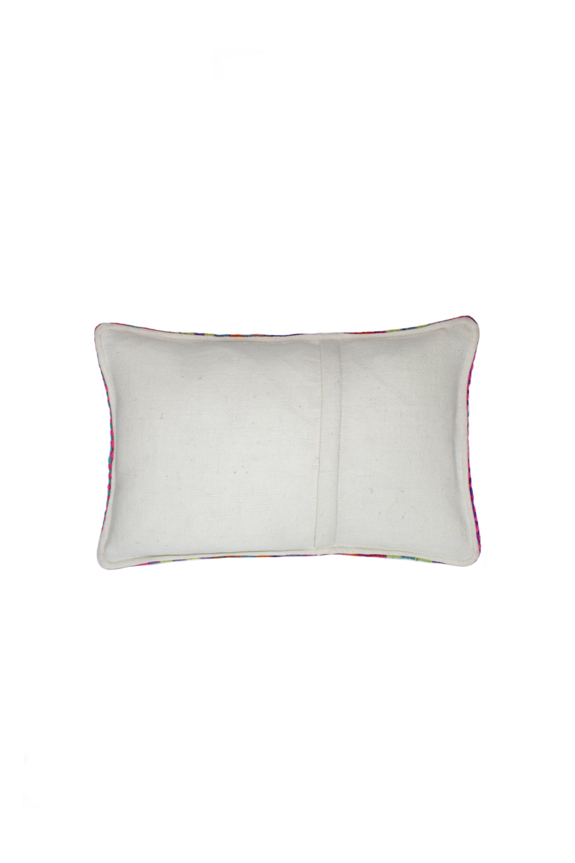 Rückseite Boho-Kissen von Glueck und Fund in beige. 