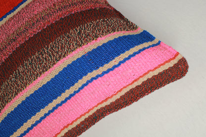 Marineblaues Frazadakissen 45 x 45 aus Peru von Glueck und Fund, weiches Kissen mit traditionellem Muster, ideal für Sofa oder Bett