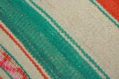 Detailansicht Peru Frazadakissen 45x45 cm mit Wellenmuster, weiches dekoratives Kissen von Glueck und Fund