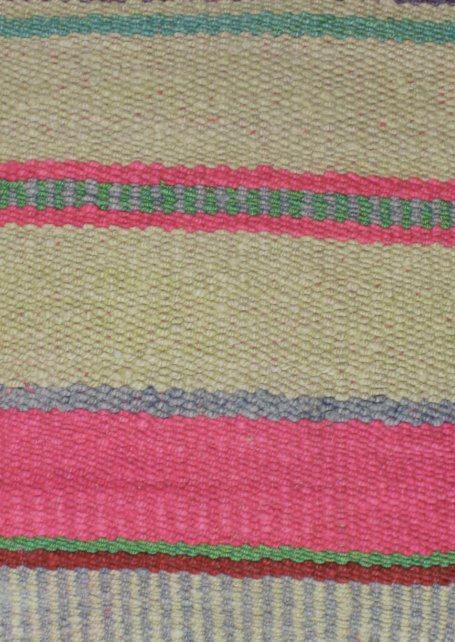 Beiges Frazadakissen 45x45 aus Peru von Glueck und Fund, weiche Textur und traditionelles Design für gemütliche Dekoration