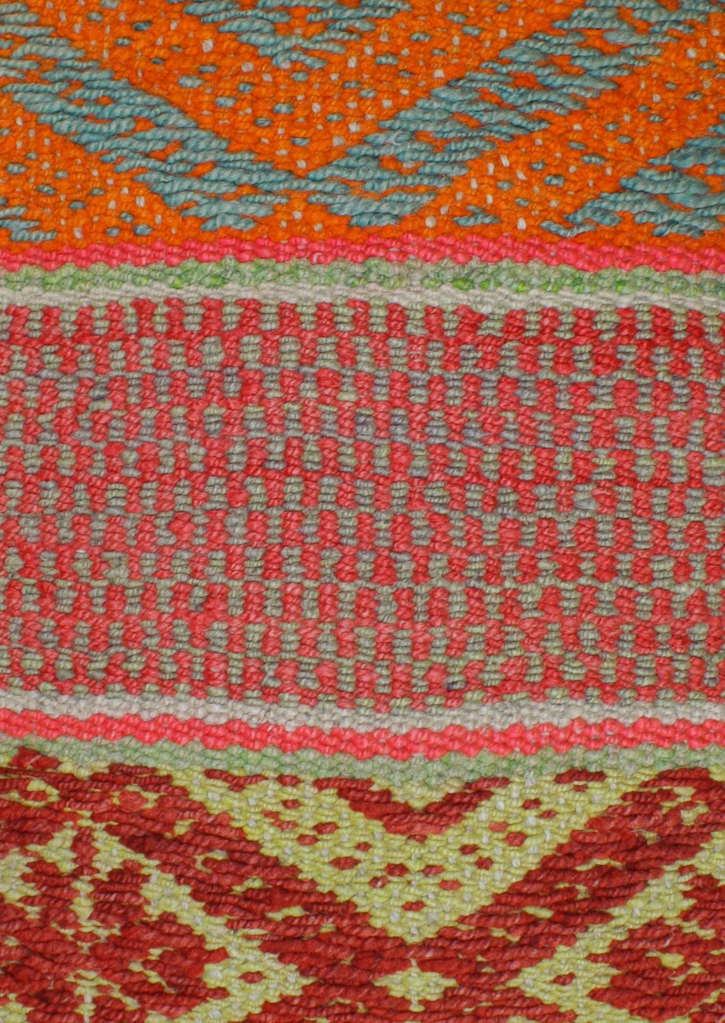 Bohomuster Frazadakissen 45x45 aus Peru von Glueck und Fund, stilvolle Kissenhülle mit buntem Muster