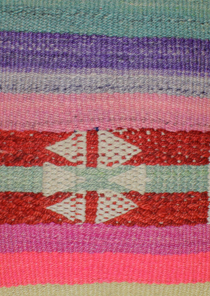 Inka-Frazadakissenbezug 45x45 aus Peru, handgefertigt mit traditionellen Mustern, von Glück und Fund