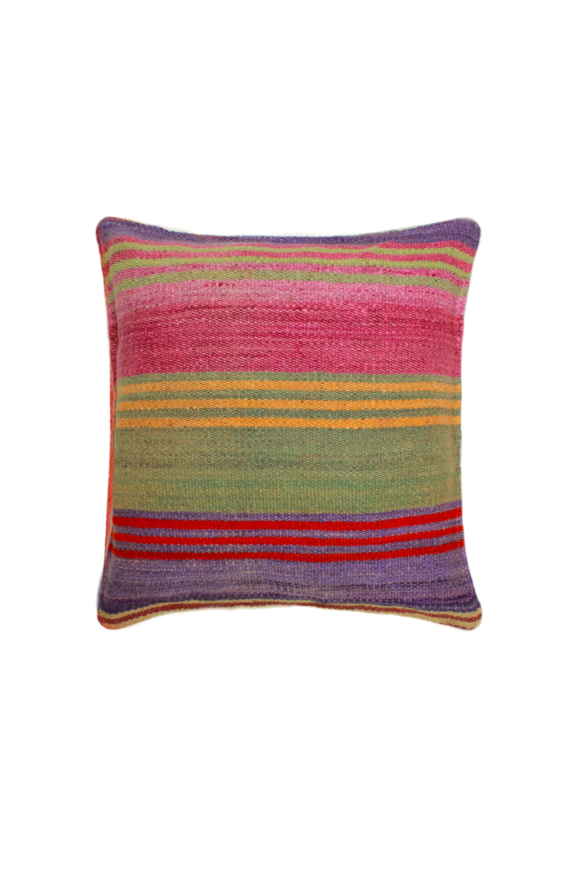 Streifen Frazadakissen 45x45 cm von Glueck und Fund, weiche dekorative Kissen für Sofa oder Bett.