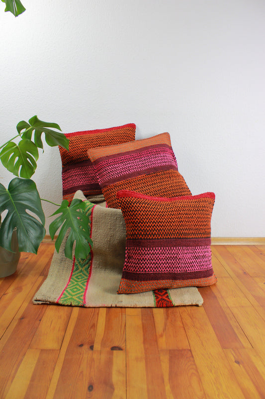 handgewebtes frazada kissen 45x45 aus peru 