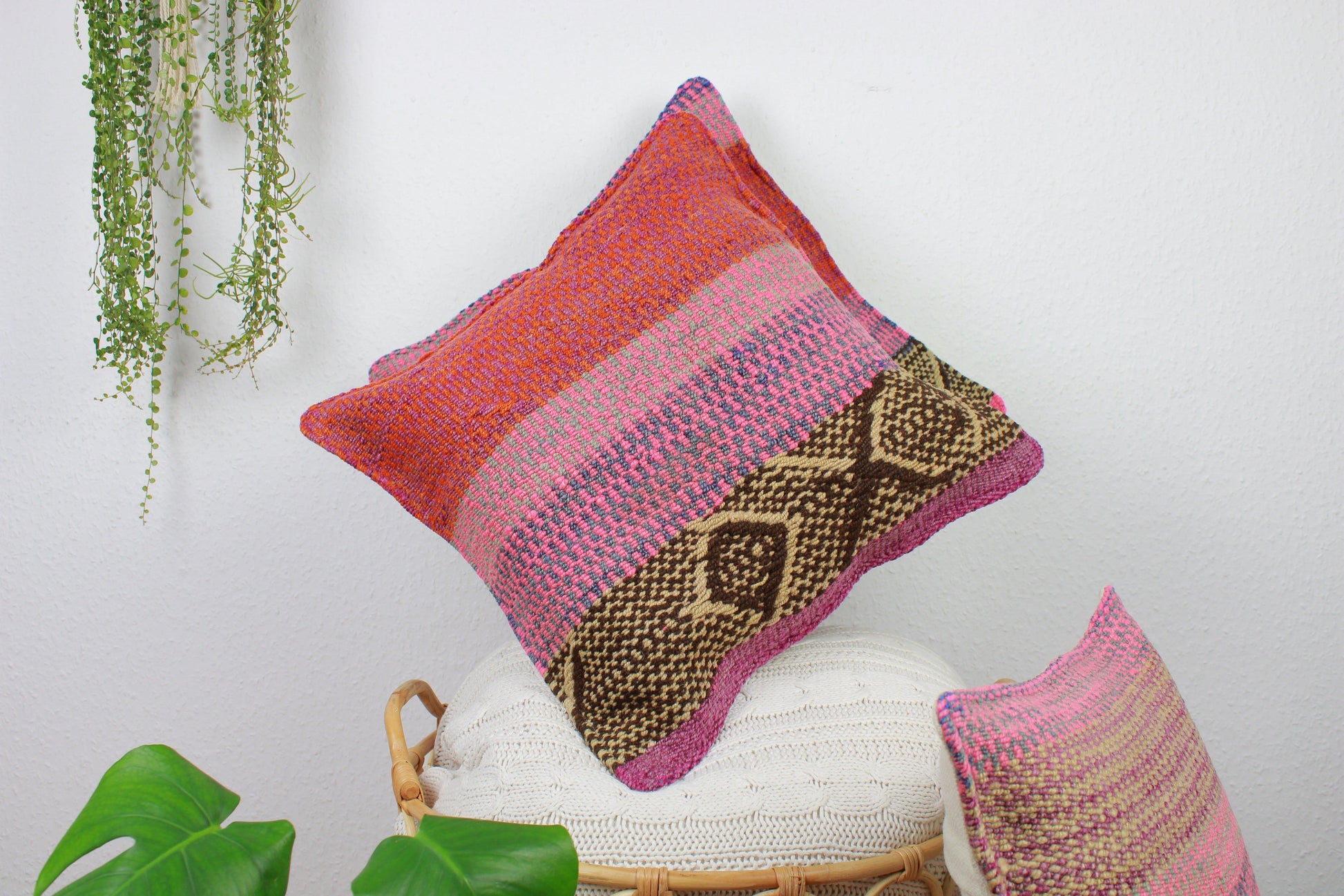 handgewebtes frazada kissen 45x45cm aus peru