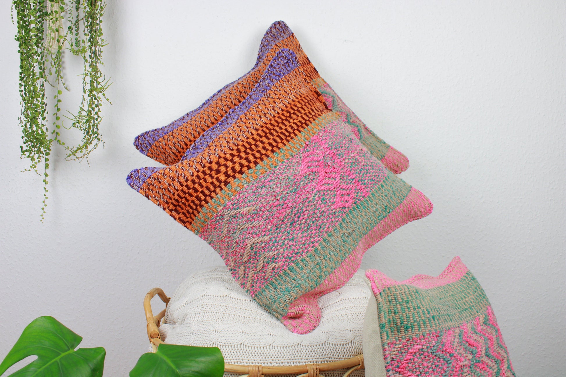 handgewebtes frazada kissen 45x45cm aus peru