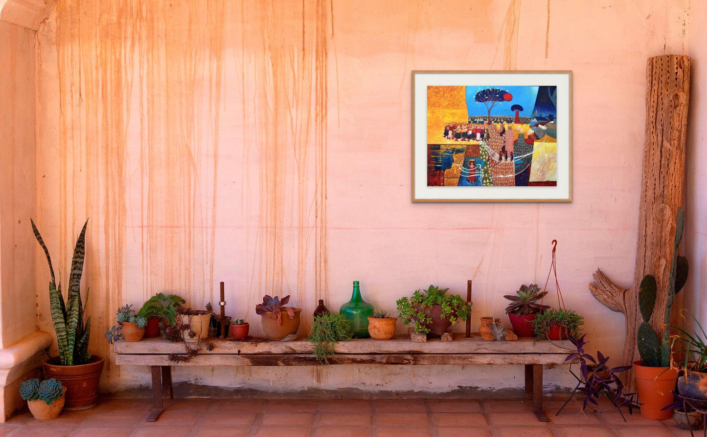 olgemalde festival de la yunza von kunstler anicama aus peru