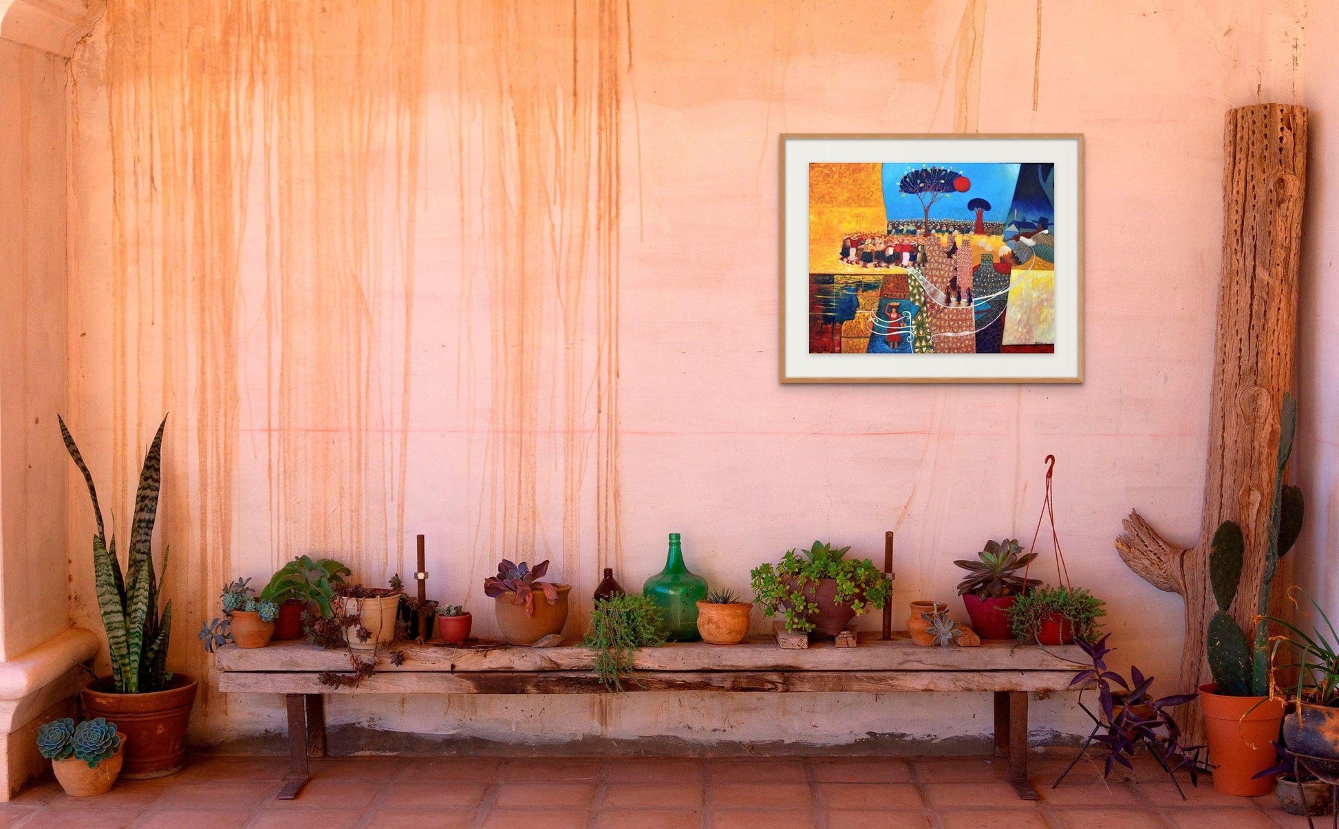 olgemalde festival de la yunza von kunstler anicama aus peru