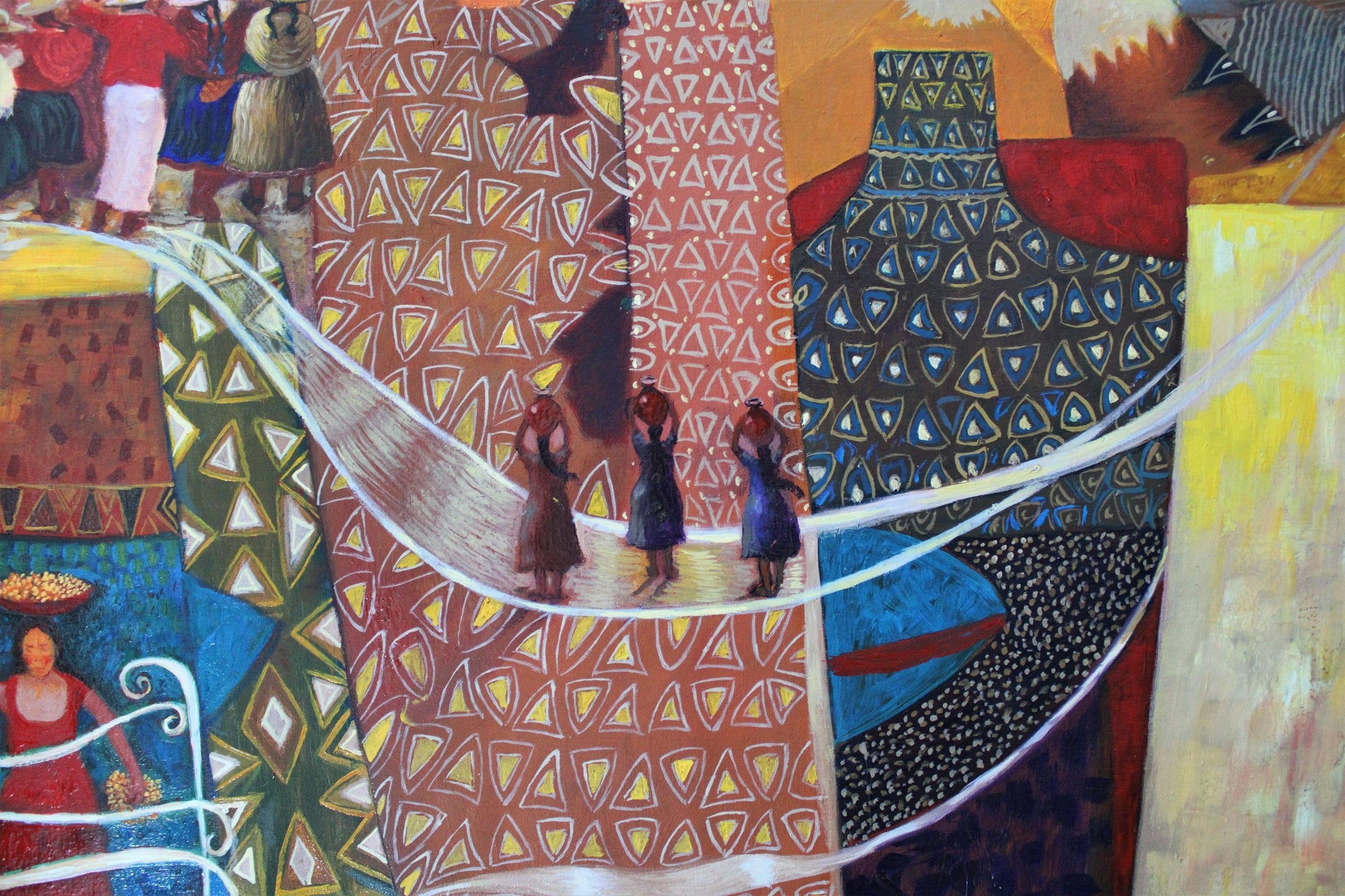 olgemalde festival de la yunza von kunstler anicama aus peru