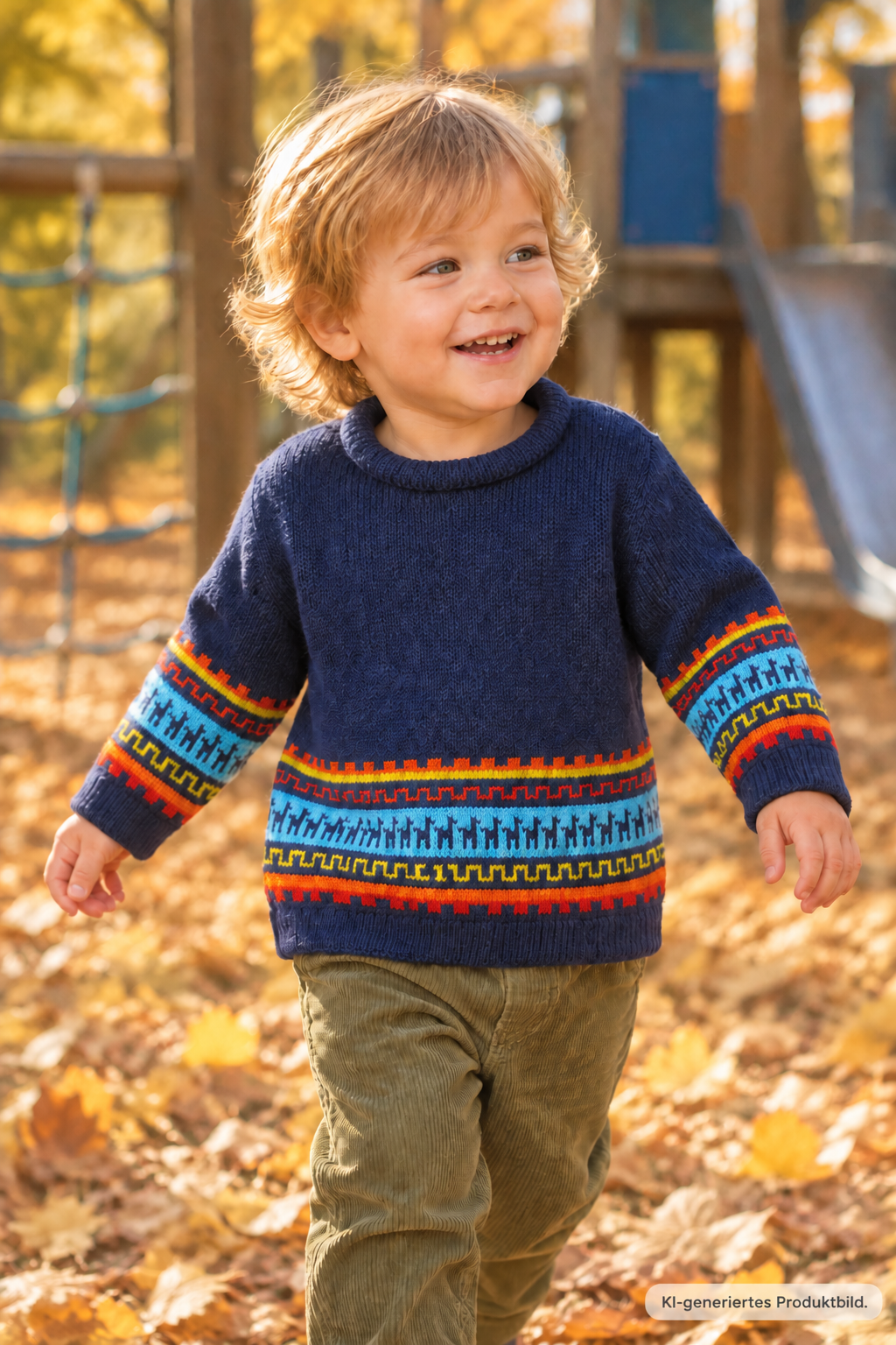 Pullover playground image with disclosure label